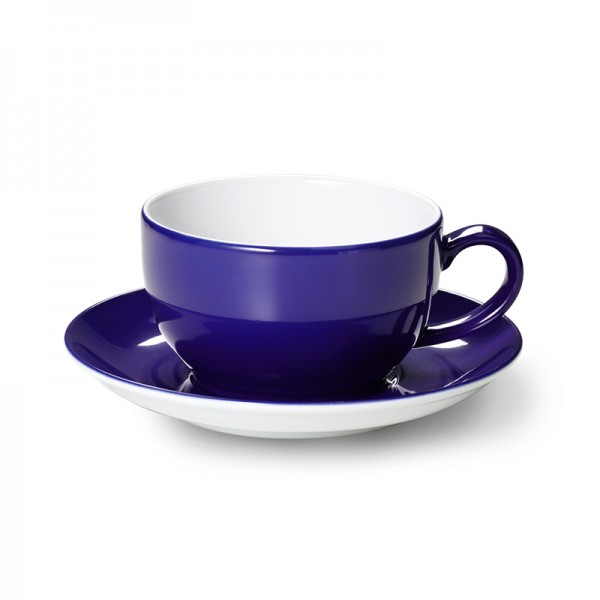 Dibbern Solid Color kobalt Cappuccino-Obertasse (20 112 000 55) 0,30l