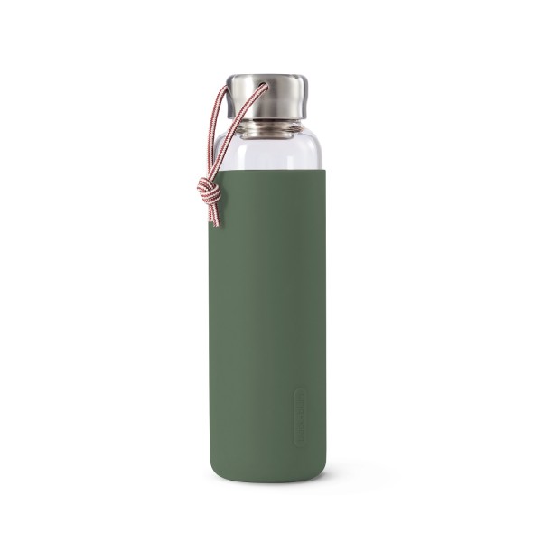 Black+Blum GR-WB-M010 Glas-Wassserflasche 600ml - Olive