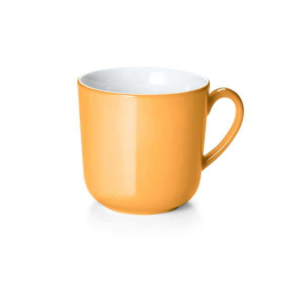 Dibbern Solid Color 2014500061 Mandarine Becher mit Henkel 0,45 l