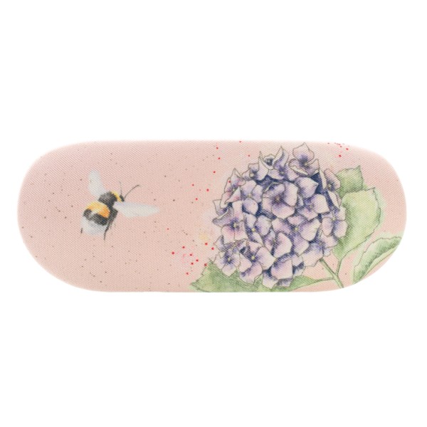 Wrendale Brillenetuis GLC008 &quot;Hydrangea&quot; - Hummel mit Blume