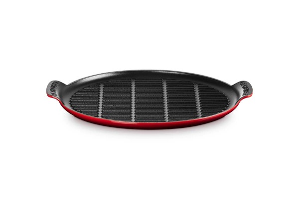 Le Creuset Gusseisen - Tradition 20285320600460 Bistro Grillplatte 32cm - Kirschrot