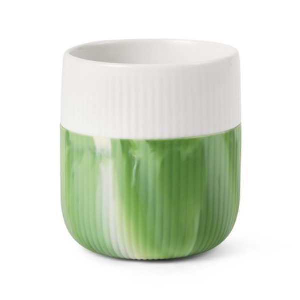 Royal Copenhagen Fluted Contrast 1080366 Mug 33cl Marble Green Grass