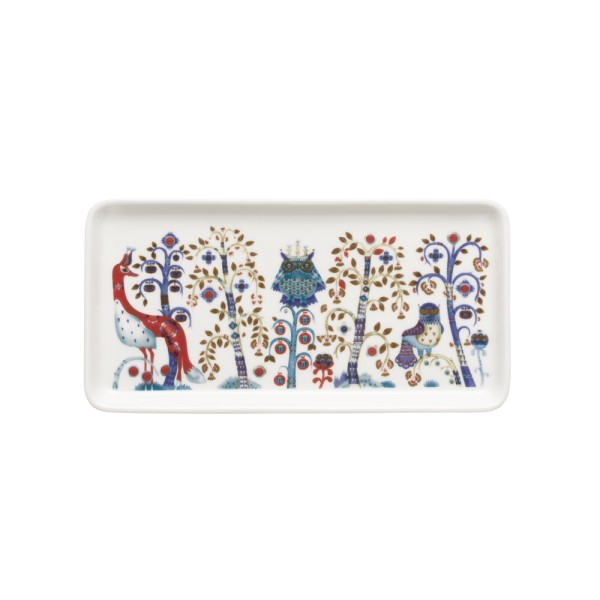 Iittala Taika Weiß 1070930 Teller rechteckig 12x24cm