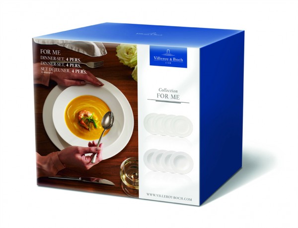 Villeroy &amp; Boch For me 1041538717 Dinner-Set 4 Pers.