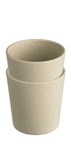 Koziol CONNECT 2x Becher 190ml - Nature Desert Sand