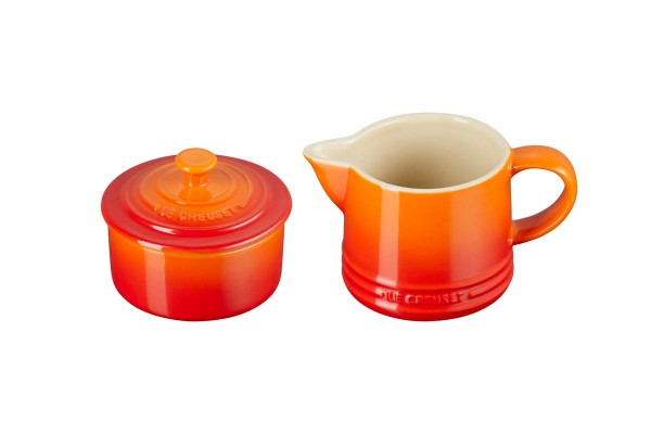 Le Creuset Poterie 89331000900003 Zucker- & Milchset - Ofenrot