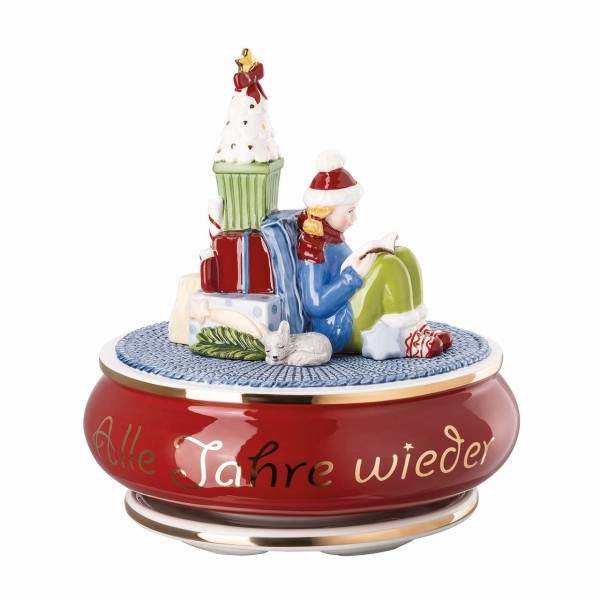 Hutschenreuther Weihnachtslieder 2025 Alle Jahre wieder... Spieluhr 15cm