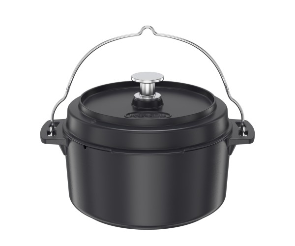 Rösle 250438 Dutch Oven Ø 28 cm matt schwarz emailliert