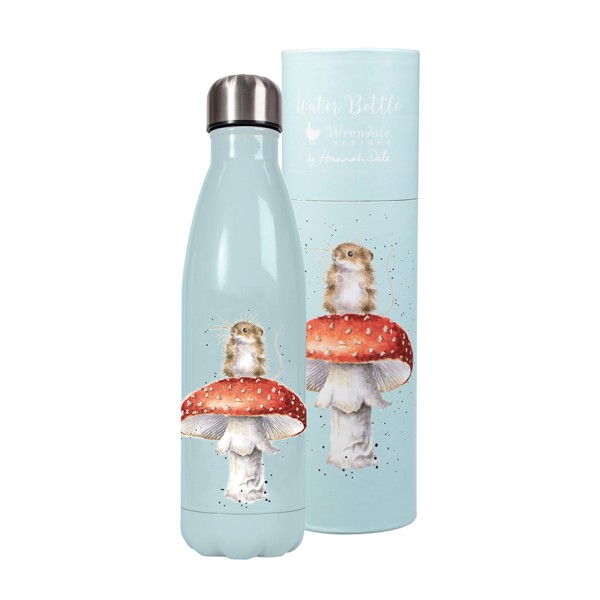 Wrendale Trinkflaschen WB010 "He´s a Fun-Gi" - Maus - Trinkflasche groß