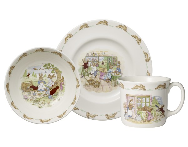 Royal Doulton Bunnykins children&#039;s set 3pcs