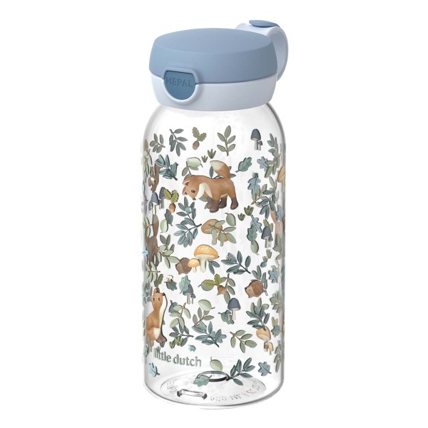 Mepal Campus 107485065408 Trinkflasche mit Klappdeckel 0,6l - Forest Friends