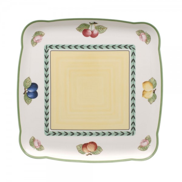 Villeroy &amp; Boch French Garden 1485952808 Charm &amp; Breakfast Platte quadratisch