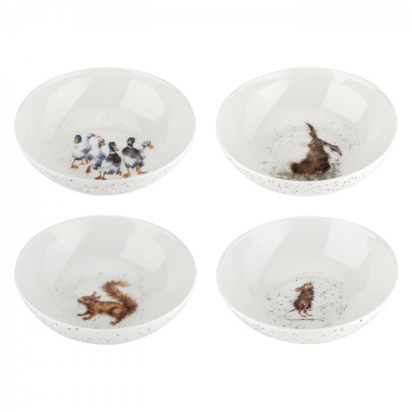 Royal Worcester Wrendale Designs Bol-Set 4-tlg.(WN4078-XB) 15,3cm