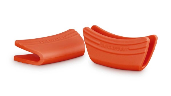Le Creuset Silikon 93010300090000 2er-Set Griffschutz - Ofenrot
