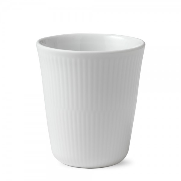 Royal Copenhagen White Fluted Becher ohne Henkel 29cl