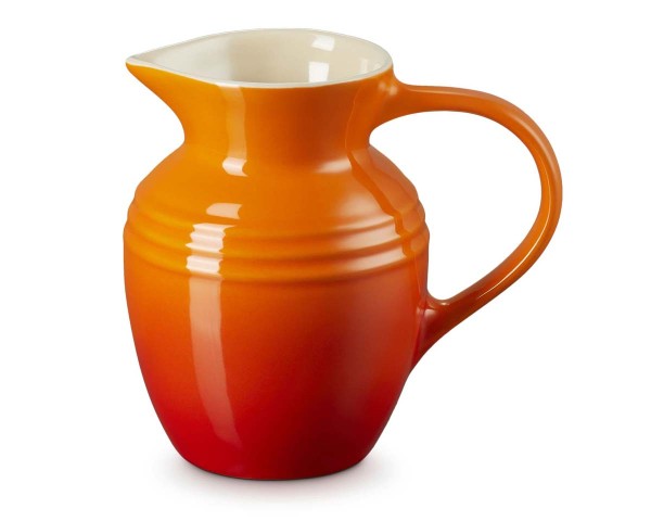 Le Creuset Steinzeug 70903060900002 Saftkrug klein Klassik 0,6L - Ofenrot