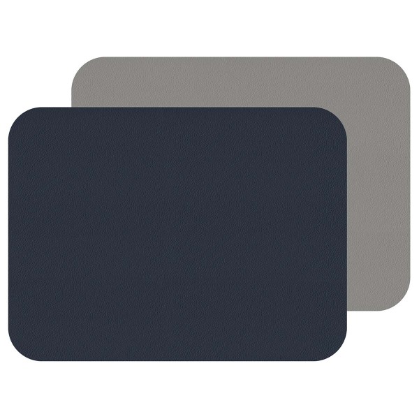 Freeform Platzsets RFLPM2814X2-EUR Fleximats - Navy/Grau, 2er-Set