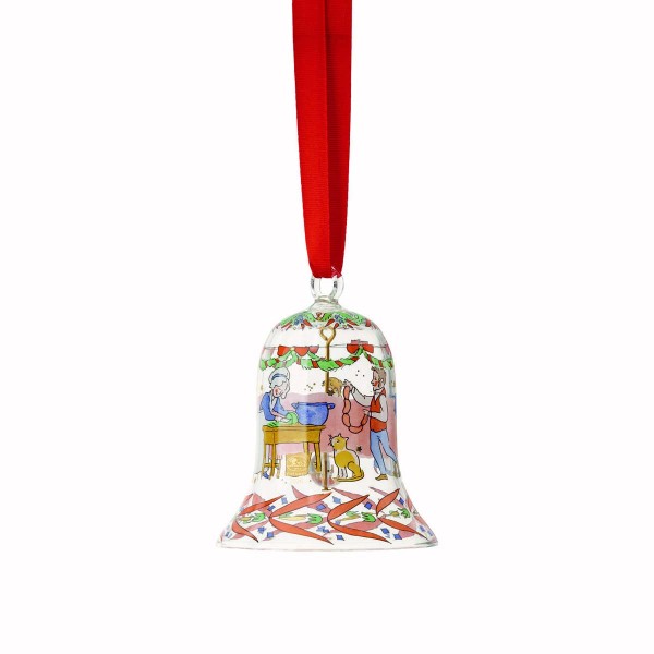 Hutschenreuther Sammelkollektion 2026 Winterschmaus Glas-Glocke 7cm