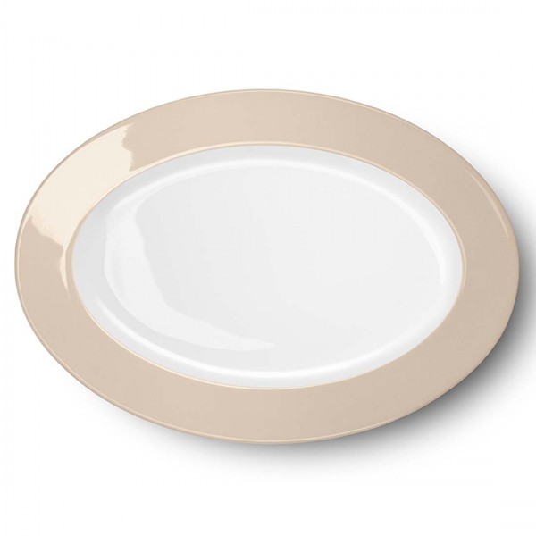 Dibbern Solid Color 2022300002 Sand Platte oval 36 cm