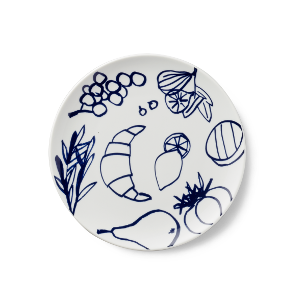 Dibbern Brasserie 2002330000 Teller Coupe Volldekor 23 cm