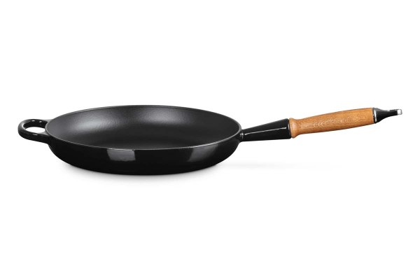 Le Creuset Gusseisen - Signature 20258281400422 Bratpfanne 28cm 2,6L - Schwarz Glänzend
