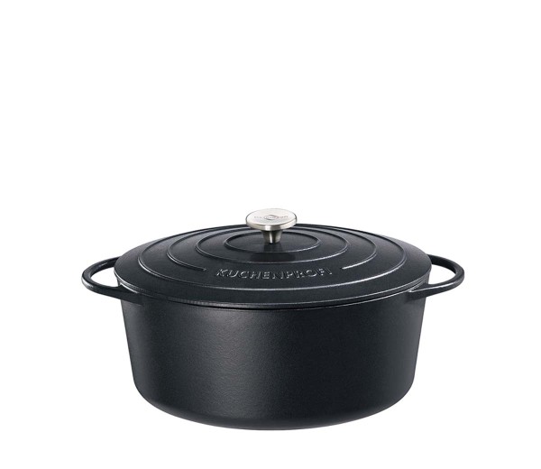Küchenprofi Provence 0402001031 Bratentopf oval 31cm - Classic Black