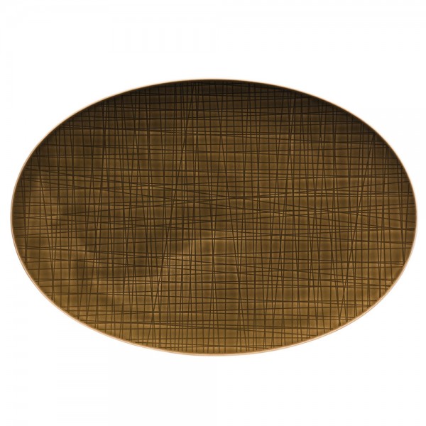 Rosenthal Mesh, Colours Walnut Platte oval 34 x 24 cm (Auslaufartikel)