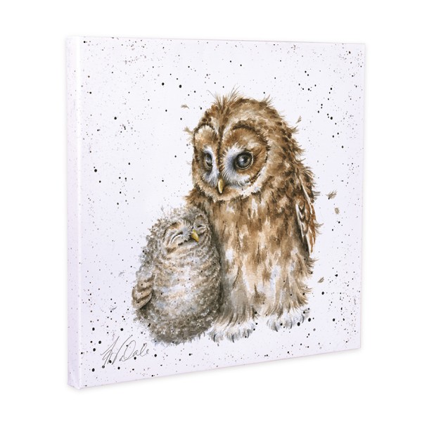 Wrendale Leinwand-Kollektion CANS-CS182 "Owl-ways by your Side" - Eulen - 20cm