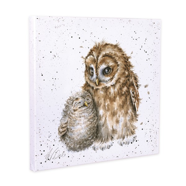 Wrendale Leinwand-Kollektion CANS-CS182 &quot;Owl-ways by your Side&quot; - Eulen - 20cm