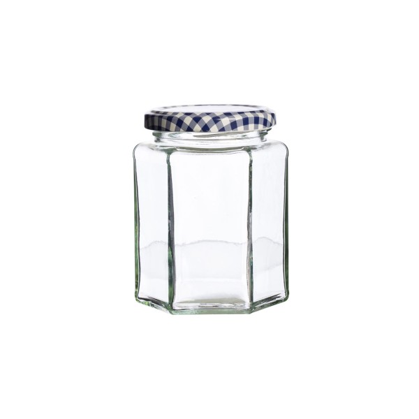 Kilner Einkochglas 0025.576 6-eckiges Einkochglas mit Drehverschluss Glas, 0,28l