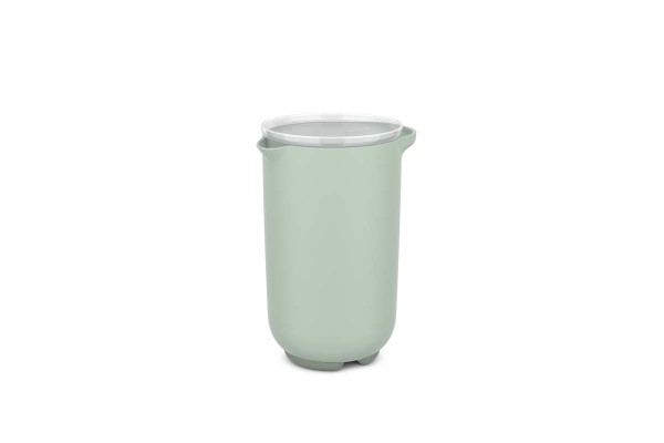 Mepal Chef it 102312594700 Rührbecher 1L mit Deckel - Nordic Sage