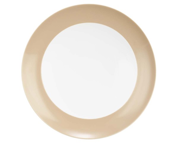 Seltmann Liberty Pure Colors Dusty Beige Suppenteller rund 23,5 cm Fahne