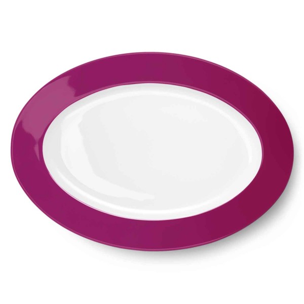 Dibbern Solid Color 2022300023 Himbeere Platte oval 36 cm