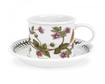 Portmeirion Botanic Garden: Ackergauchheil Kaffee/Teetasse zylindrisch m. Unt. BG04102 (pimpernel) 0