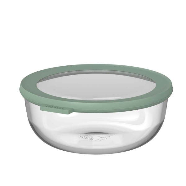 Mepal Cirqula 106242094700 Glas Multischüssel Rund 1,25l - Nordic Sage