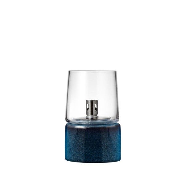Bitz Öllampe Gastro 8,5 x 14 cm Blau 18/8 Stahl/Glas 32654 Blau