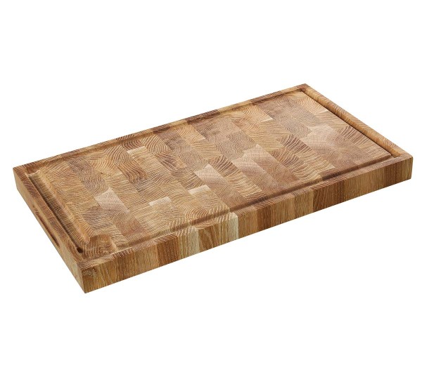 Zassenhaus Eiche 057201 Hackblock, Stirnholz 54 x 30 x 4 cm