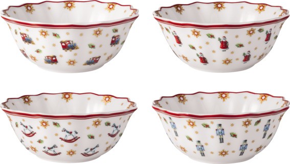 Villeroy &amp; Boch Toy&#039;s Delight 14-8585-8490 Schalen - Jubiläum - Set 4tlg
