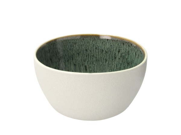 Bitz 37545 Schale 12cm - Weiss/Grün