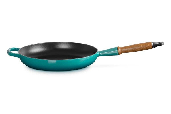 Le Creuset Gusseisen - Signature 20258280990422 Bratpfanne 28cm 2,6L - Bleu Riviera