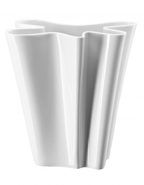Rosenthal Flux Weiss Vase 26 cm