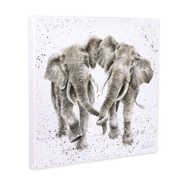 Wrendale Leinwand-Kollektion CANS-Z016 "Irrelephant" - Elefant - 20cm