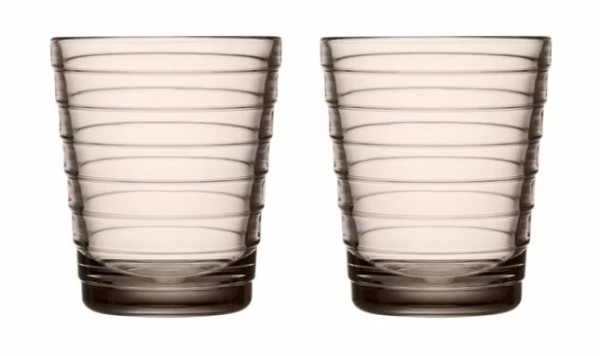 Iittala Aino Aalto 1051122 Glas 22cl - linen 2stk