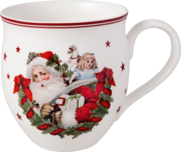 Villeroy &amp; Boch Toy&#039;s Delight 14-8585-9652 Becher mit Henkel - Santa Claus - 0,38l