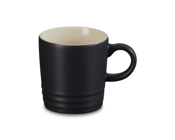 Le Creuset Steinzeug 70305100000099 Espressotasse 0,1L - Schwarz Matt