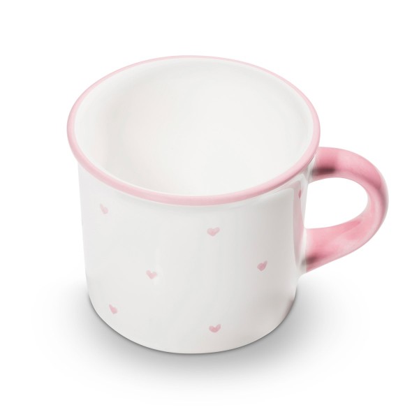 Gmundner Herzerl Rosa 0012HKGL09 Kaffeehäferl (0,24L)