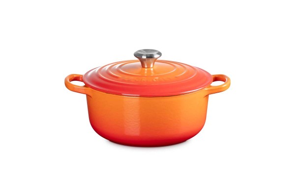 Le Creuset Gusseisen - Signature 21177200902430 Bräter rund 20cm 2,4L - Ofenrot