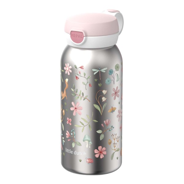 Mepal Campus 107489065409 Edelstahl Trinkflasche mit Klappdeckel 0,6l - Fairy Wonders