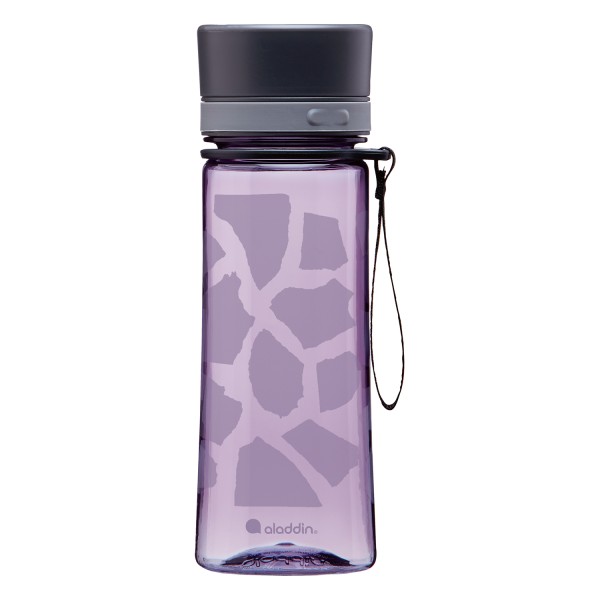 Aladdin Trinkflaschen 10-01101-111 Aveo Wasserflasche - 0,35L - Violett Lila + Print