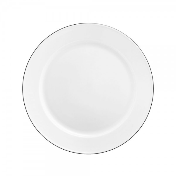 Fürstenberg Wagenfeld, schwarze Linie Speiseteller 24 cm